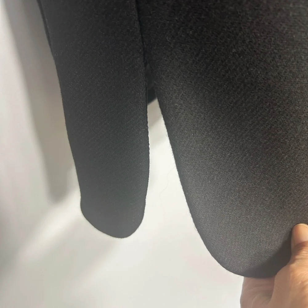 Madewell Estate Cocoon Coat in Insuluxe Fabric Size XXL Black